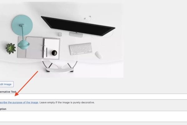 wordpress add alt text to image