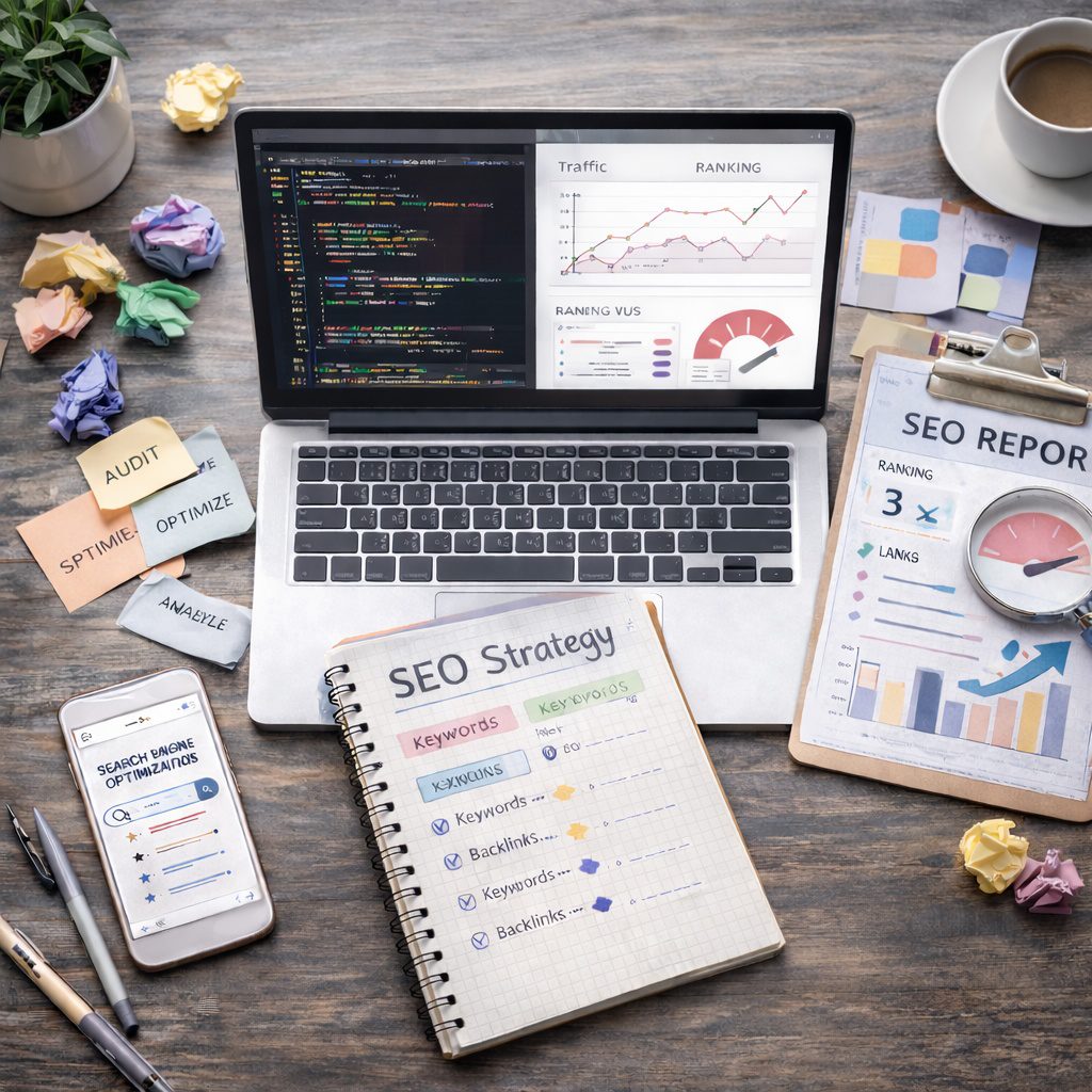 seo strategy ranking analytics