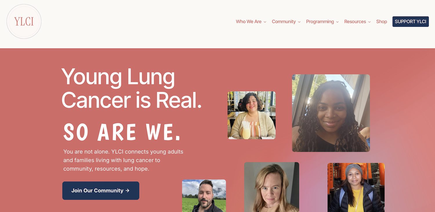 Young Lung Cancer Initiative website